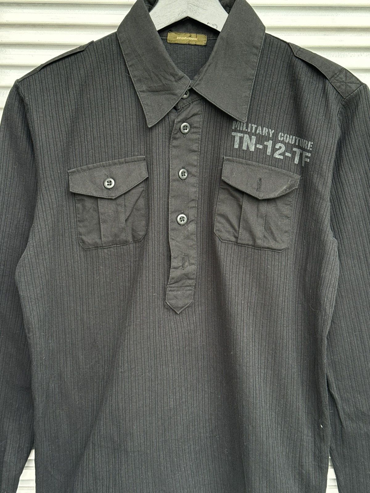 20471120 291295 Homme Punk Poem Riot Polo Longsleeves Size US S / EU 44-46 / 1 - 2 Thumbnail