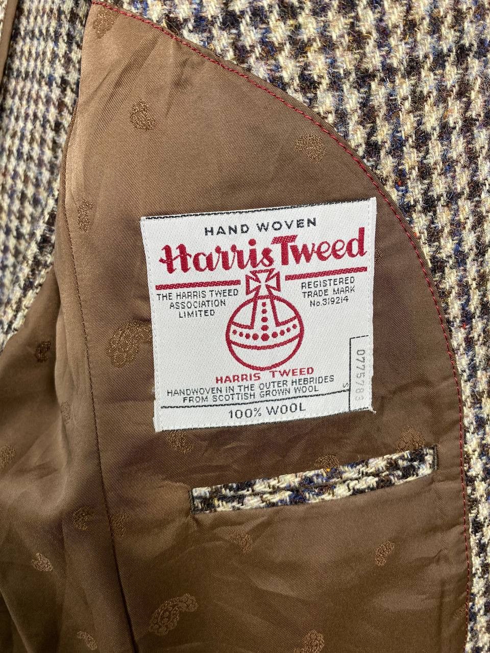 Harris Tweed harris tweed wool woven jacket nice design Size US L / EU 52-54 / 3 - 7 Thumbnail