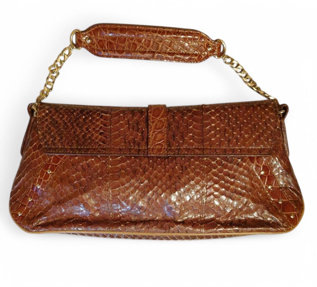 Dolce & Gabbana - Vintage Brown Python Handbag Shoulder