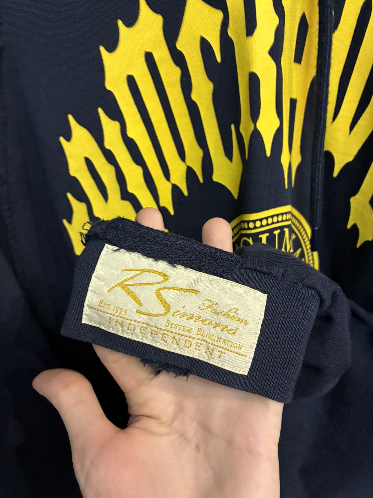 Raf Simons Raf Simons ss22 grimcrawler hoodie Size US L / EU 52-54 / 3 - 4 Thumbnail