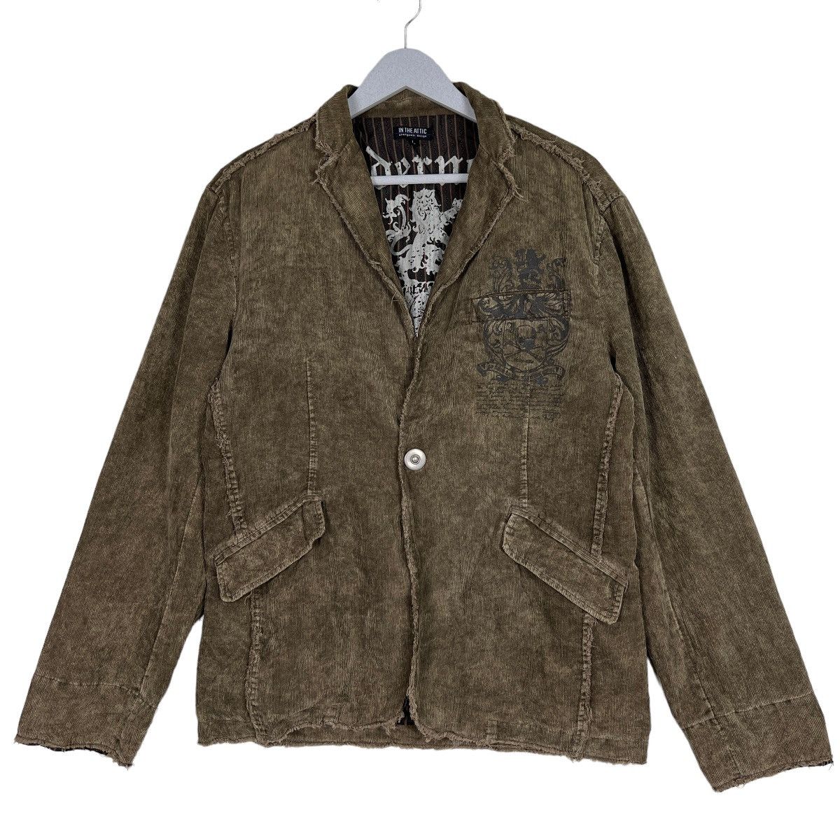 In The Attic 🔥 IN THE ATTIC CORDUROY JACKET Size US M / EU 48-50 / 2 - 4 Thumbnail