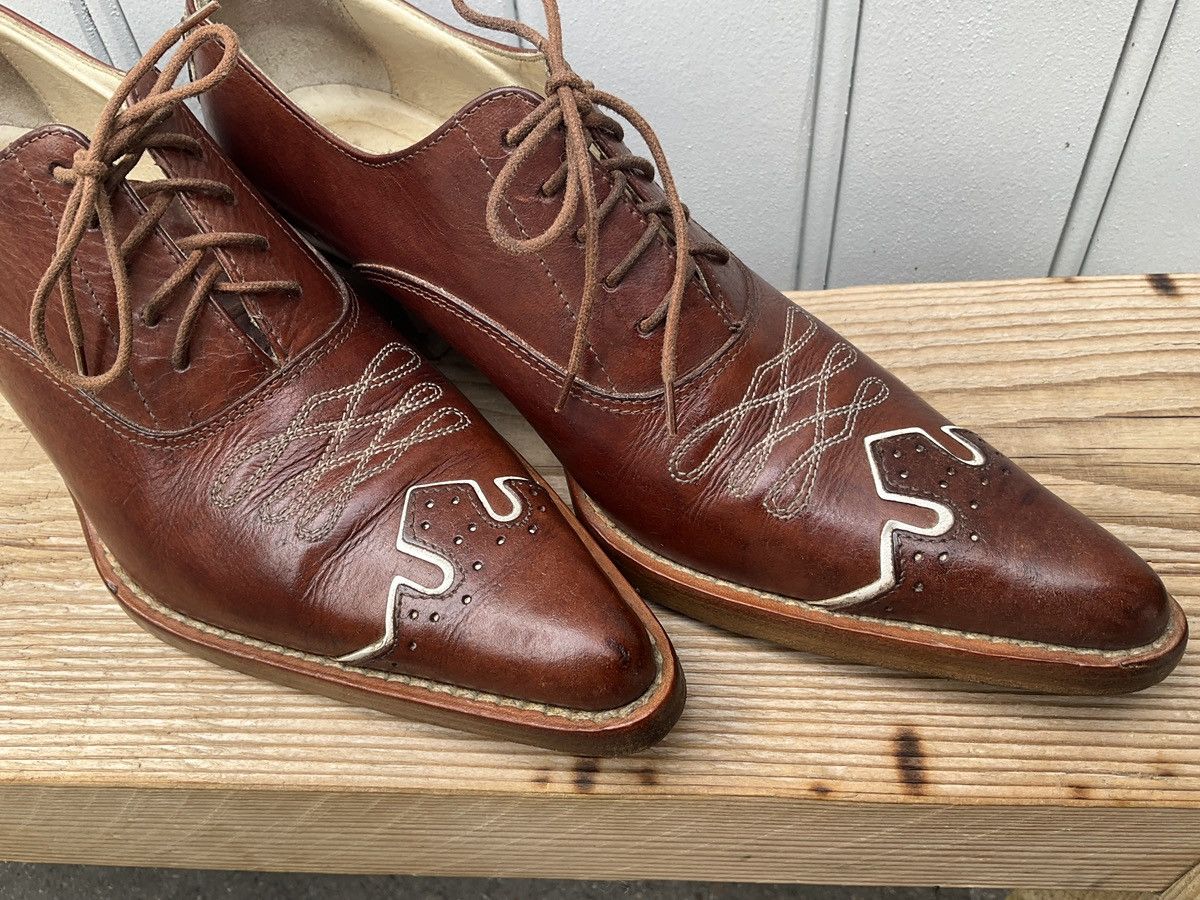 Vintage Vintage Fiorina santiag-style shoes Size US 6 / IT 36 - 3 Thumbnail