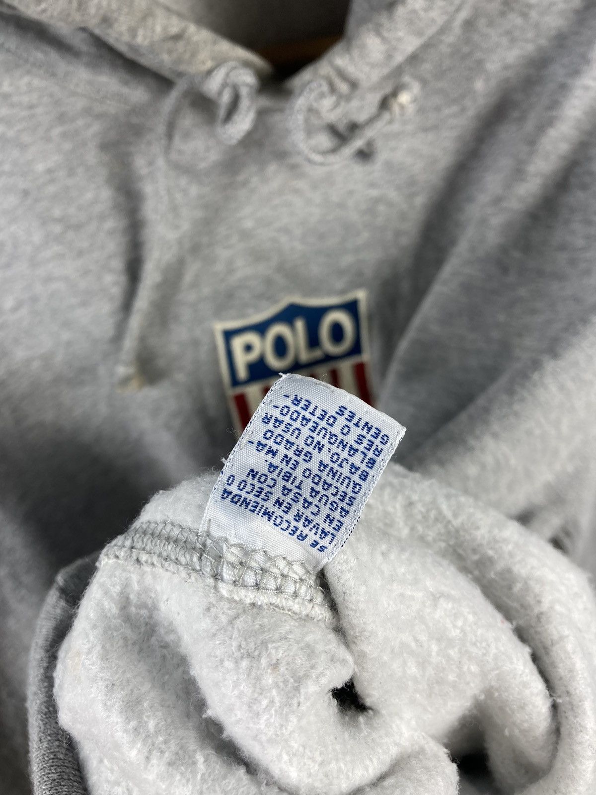 K-Swiss × Polo Ralph Lauren × Vintage Vintage 90s Polo Ralph Lauren Polo K-Swiss Hoodie Jumper Size L / US 10 / IT 46 - 5 Thumbnail