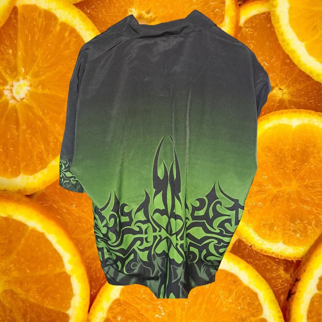 Other Amplify Y2K Tribal Green and Black Button Up Size XL Size US XL / EU 56 / 4 - 6 Thumbnail