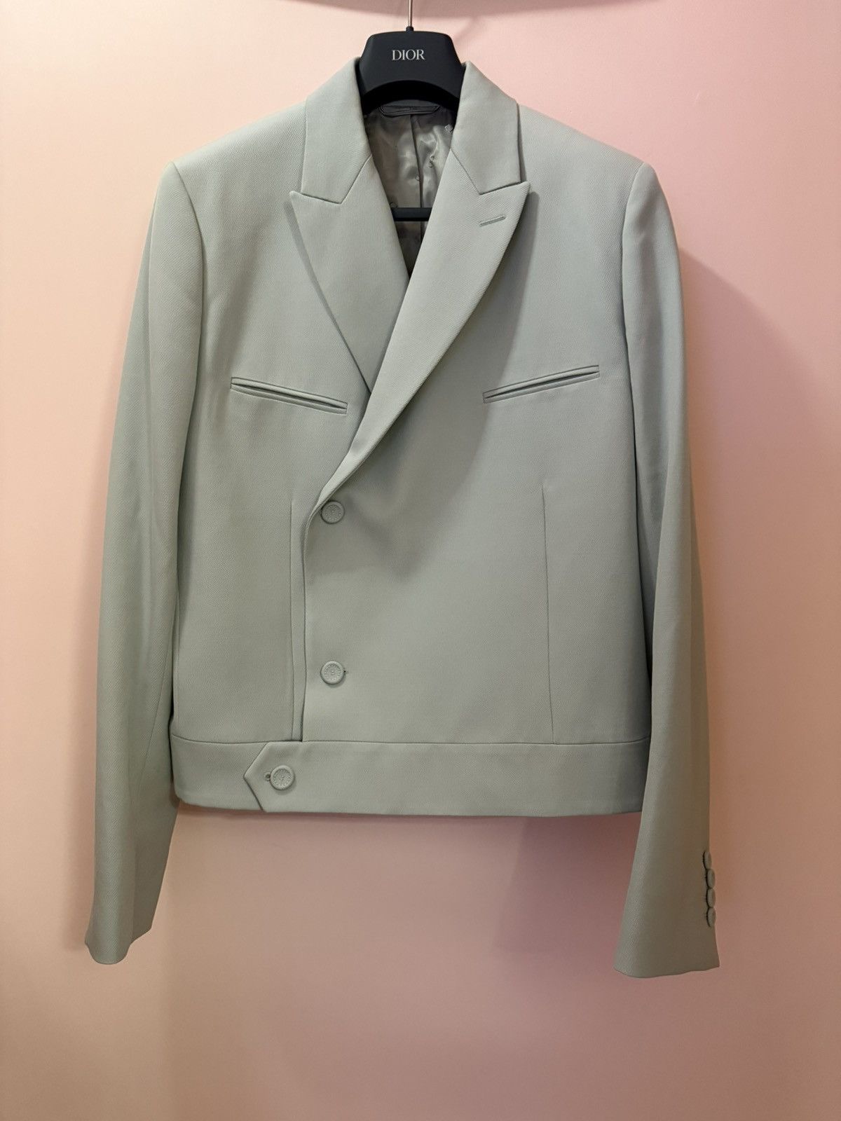 Dior Dior baby blue blazer jacket 52 Size 52S - 2 Thumbnail