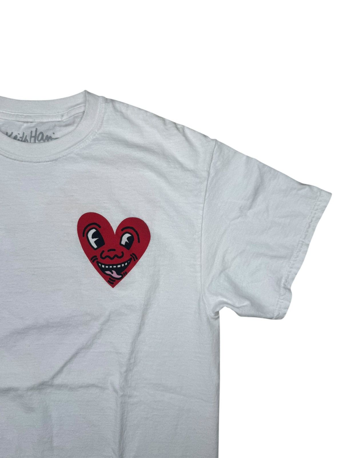 Urban Outfitters Urban Outfitters Keith Haring Heart Short Sleeve T-Shirt Size US M / EU 48-50 / 2 - 5 Thumbnail