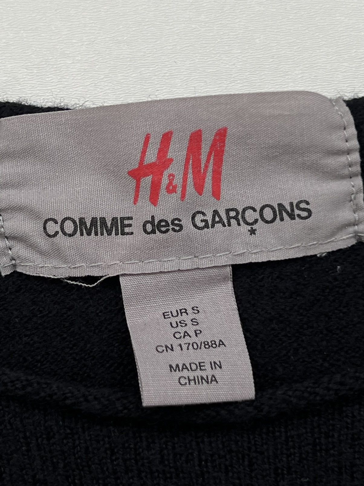 Comme des Garcons F/W08 Comme Des Garçons x H&M Wool Raw Edges Sweater Size US S / EU 44-46 / 1 - 6 Thumbnail