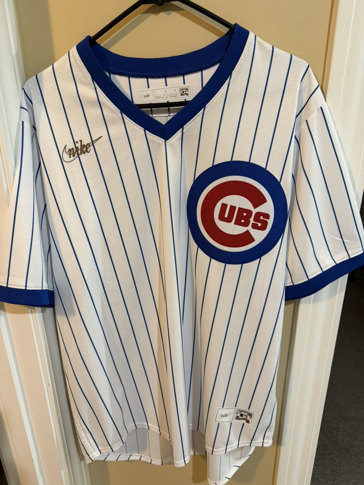 Nike Womens Nike Cubs Jersey Size L / US 10 / IT 46 - 1 Thumbnail
