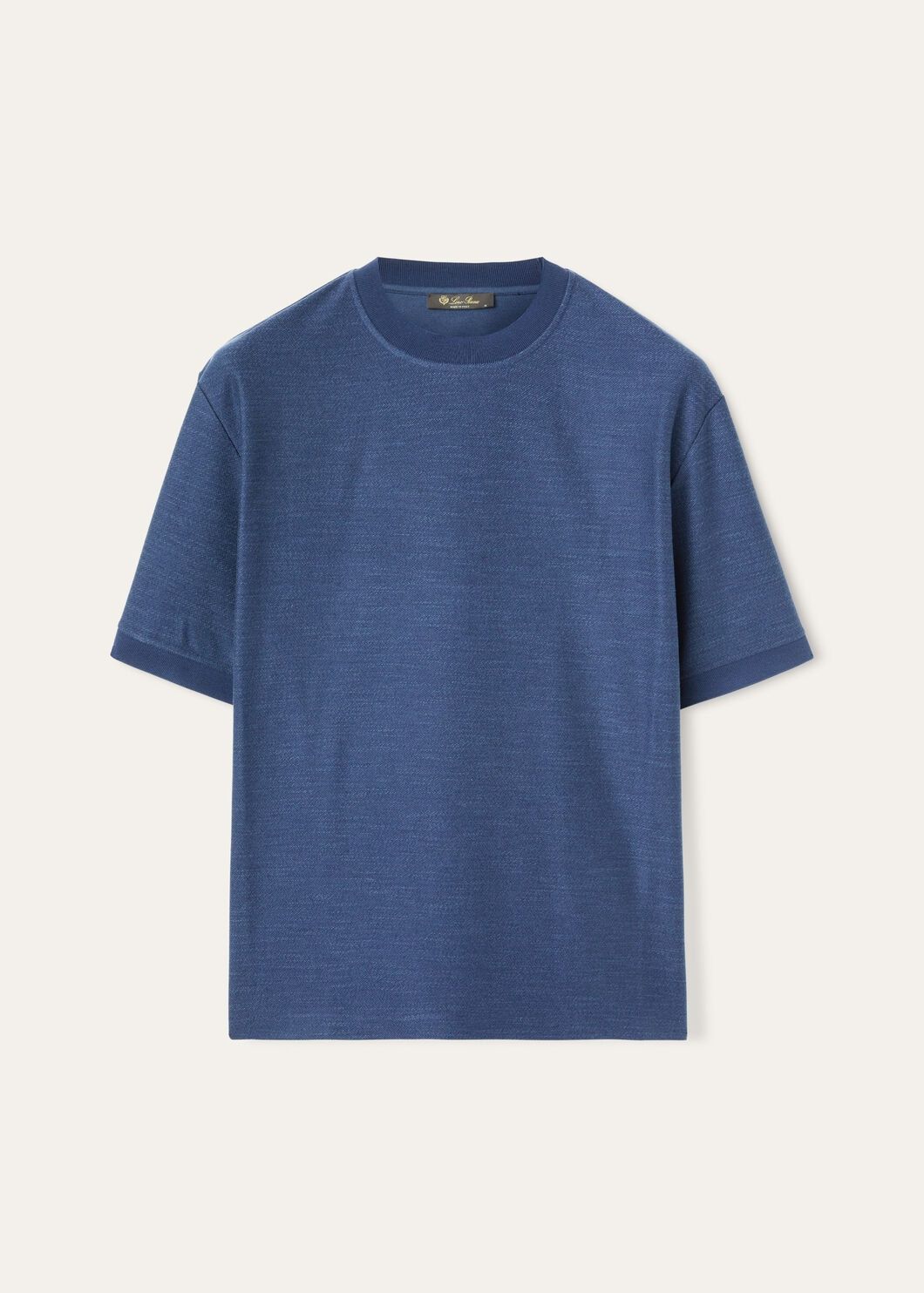 Loro Piana o1w1db10125 FAN8846 Hotaka T-Shirt in Navy Blue Size US M / EU 48-50 / 2 - 1 Thumbnail