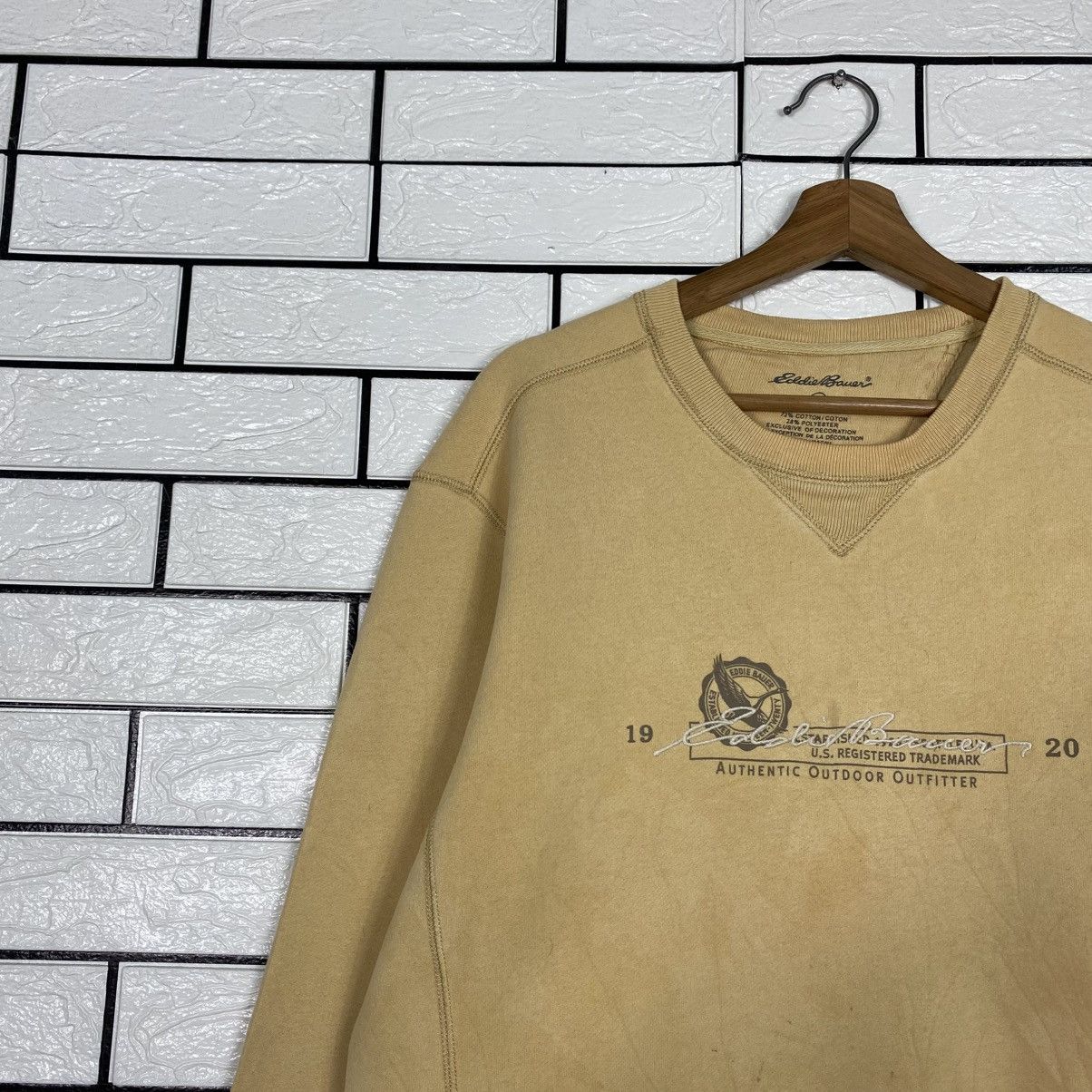 Japanese Brand Vintage Sweatshirt Eddie Bauer Big Logo Size US M / EU 48-50 / 2 - 8 Thumbnail