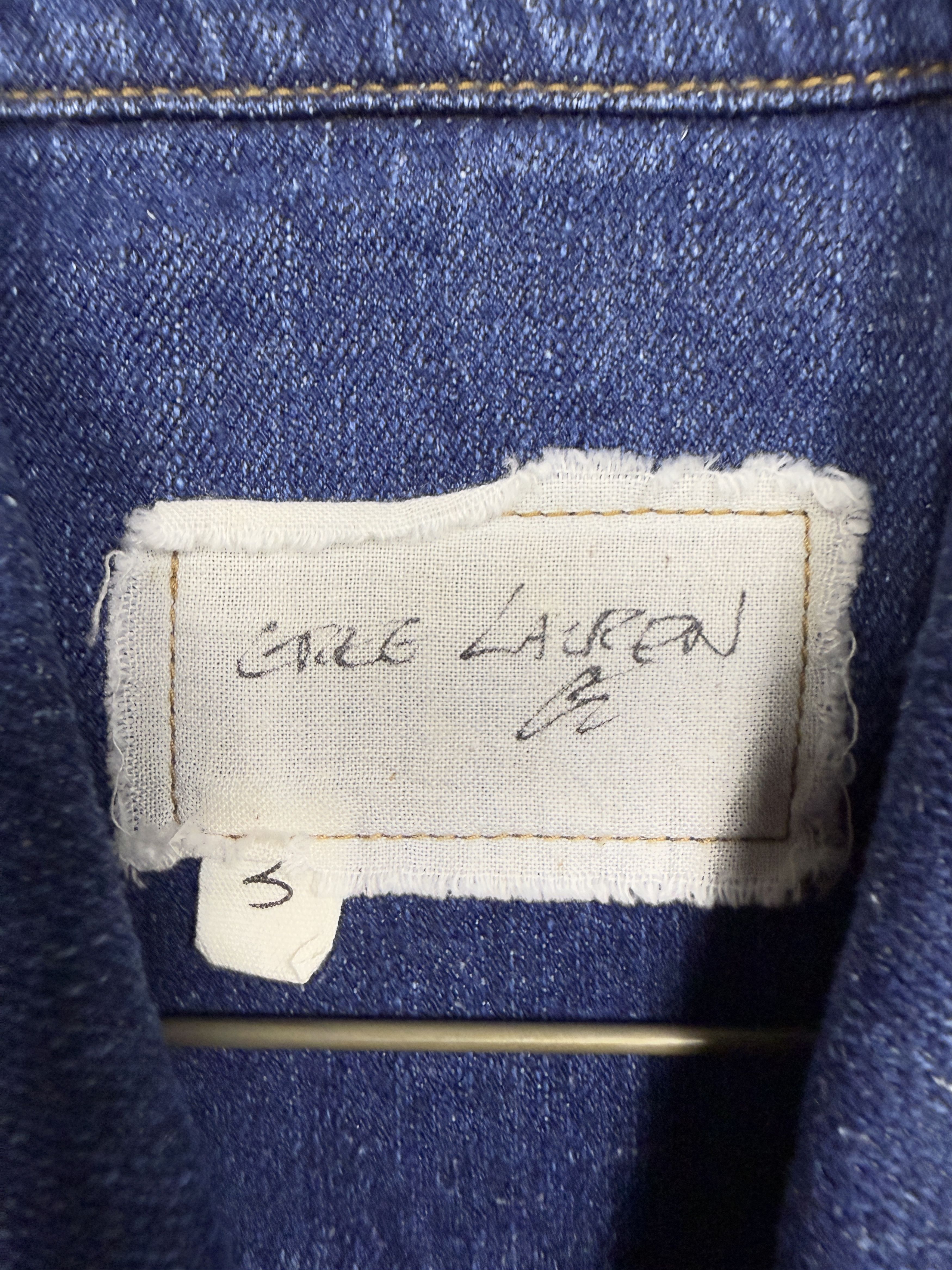 Greg Lauren Greg Lauren Stonewashed Denim Trucker Jacket Size US L / EU 52-54 / 3 - 6 Thumbnail