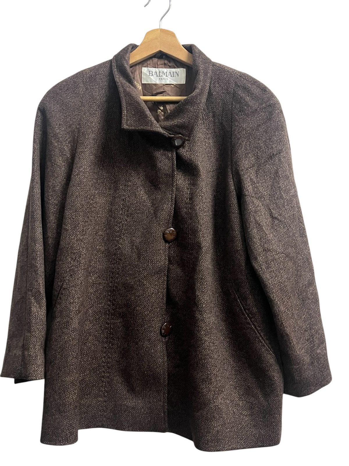Balmain Balmain classic luxury jacket wool 3 button Size US XL / EU 56 / 4 - 1 Thumbnail