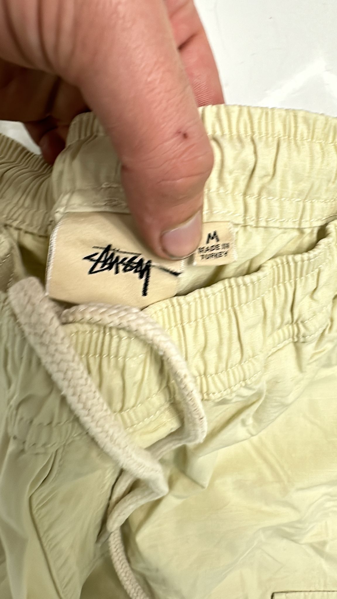 Stussy × Vintage Stussy Ripstop Cargo Beach Pant Cream Size Medium Size US 32 / EU 48 - 6 Thumbnail