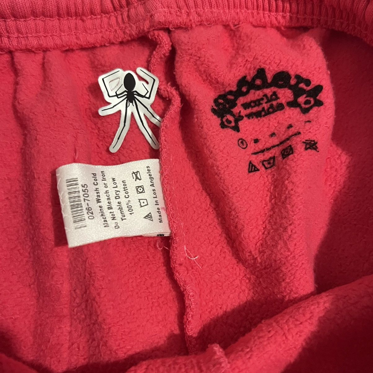 Sp5der YOUNG THUG PINK SP5DER V2 SWEATPANTS SIZE SMALL Size US 28 / EU 44 - 7 Thumbnail