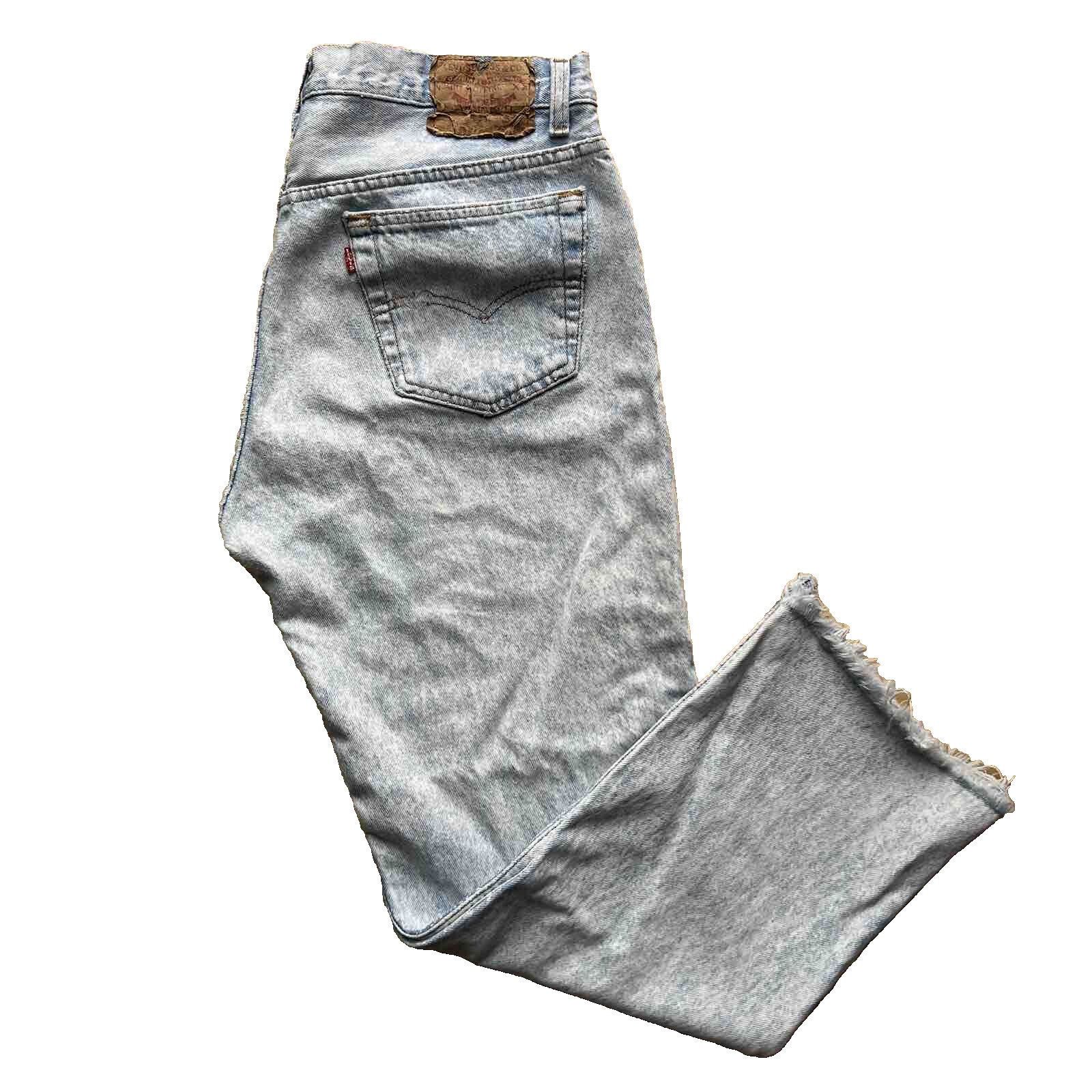 Levi's × Vintage Vintage Levis 501 Jeans 34x28 Blue 80s Denim Made in USA Size US 34 / EU 50 - 1 Thumbnail