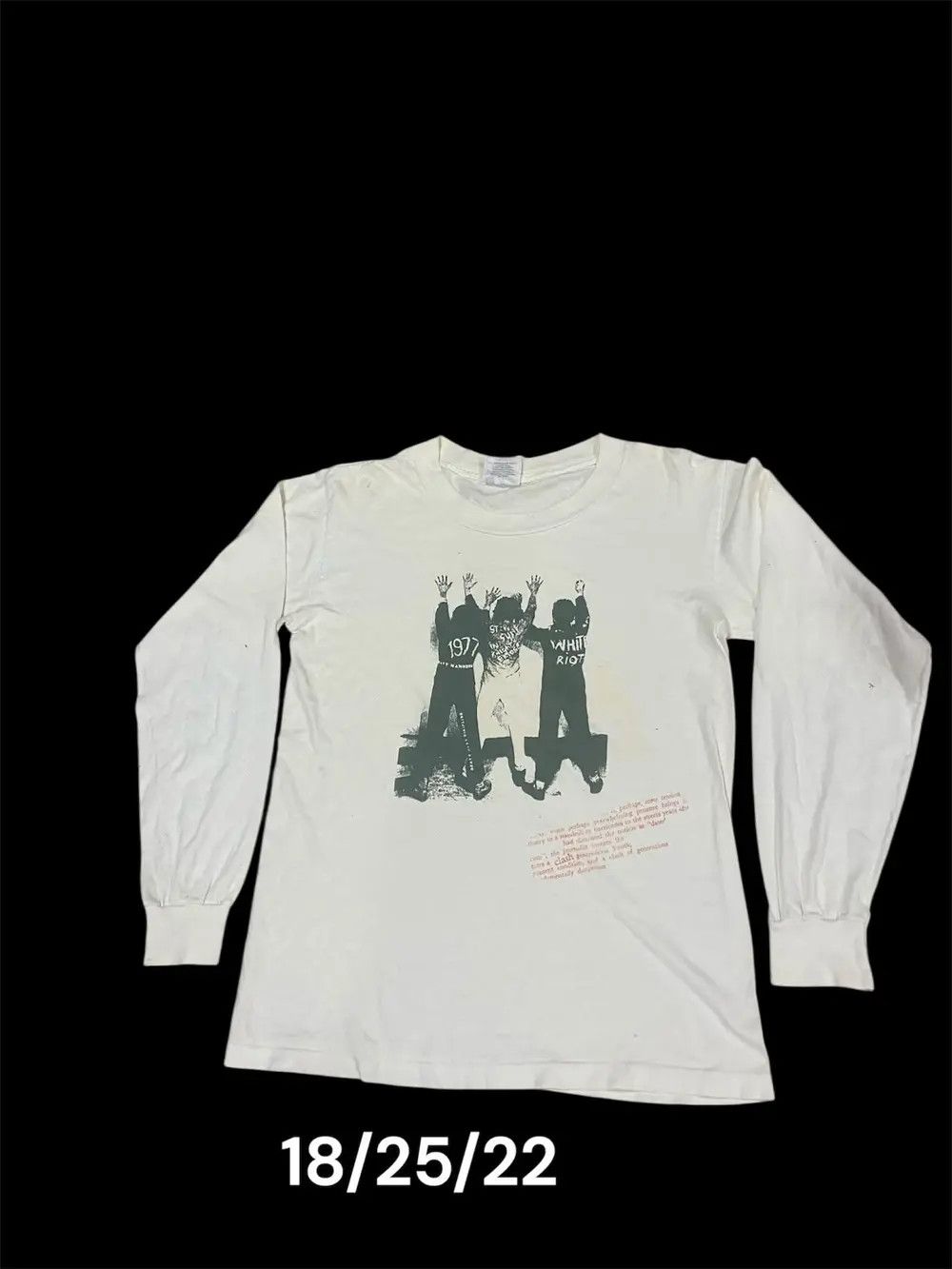 Band Tees vintage the clash band single stich Size US S / EU 44-46 / 1 - 1 Thumbnail