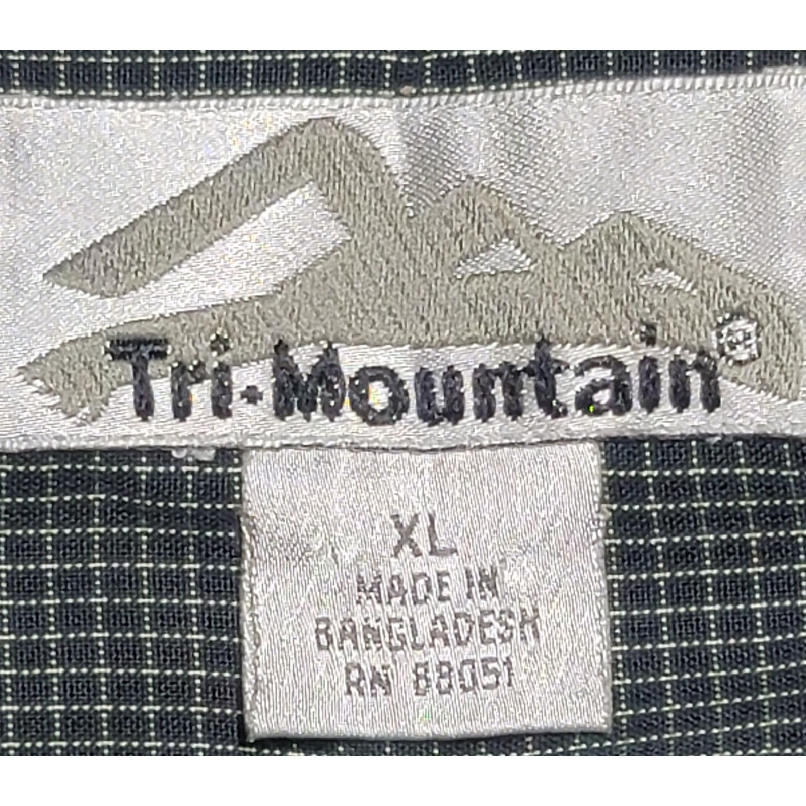 Other Tri-Mountain Black Check Button Up C17 Embroidered Shirt XL Size US XL / EU 56 / 4 - 3 Thumbnail