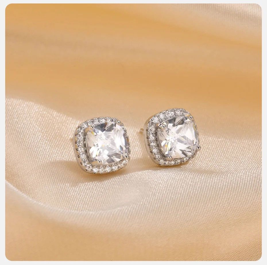 Other Bling CZ Stone Stud Earrings Size ONE SIZE - 1 Thumbnail