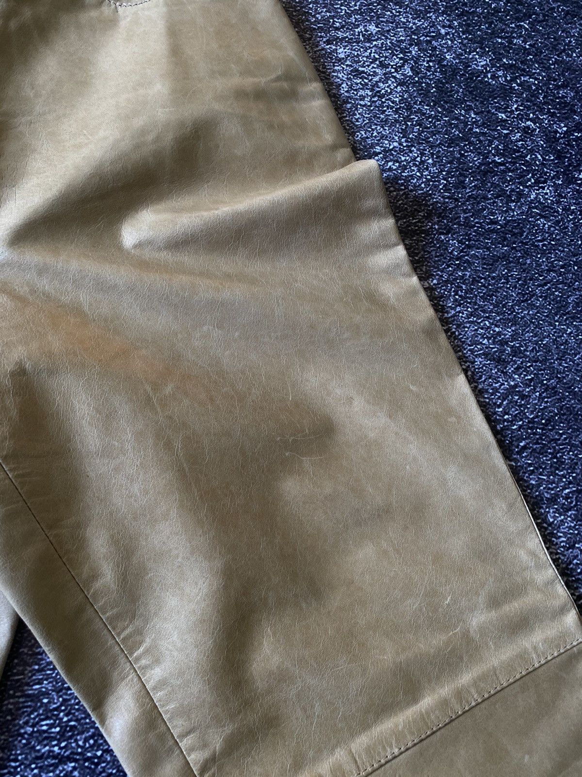 Missoni Vintage Missoni Rare Leather Trouser Pants Women Size 27" / US 4 / IT 40 - 9 Thumbnail