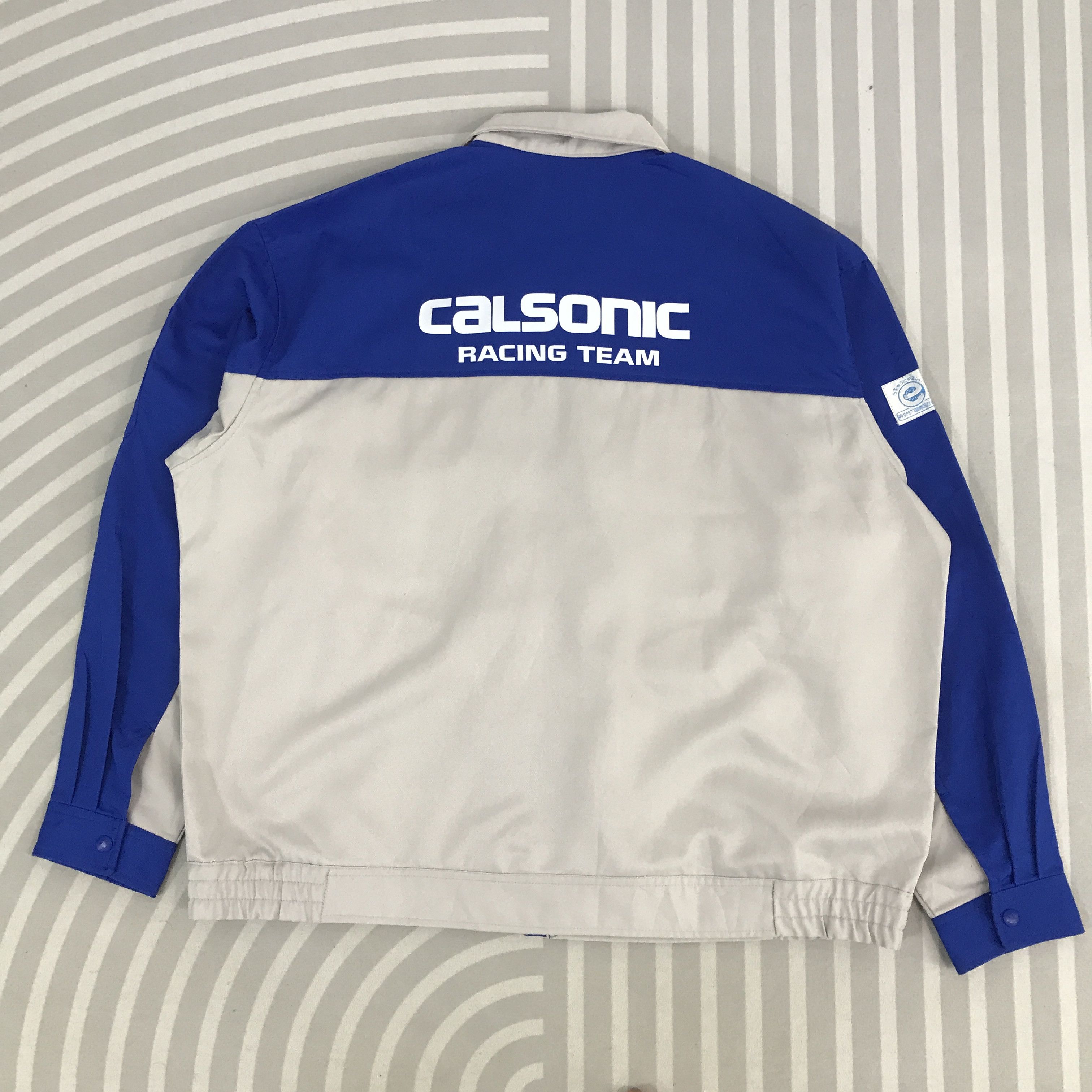 Japanese Brand × Vintage Vtg Calsonic Racing Team Japan Nissan japan custom Jacket Size US M / EU 48-50 / 2 - 1 Thumbnail
