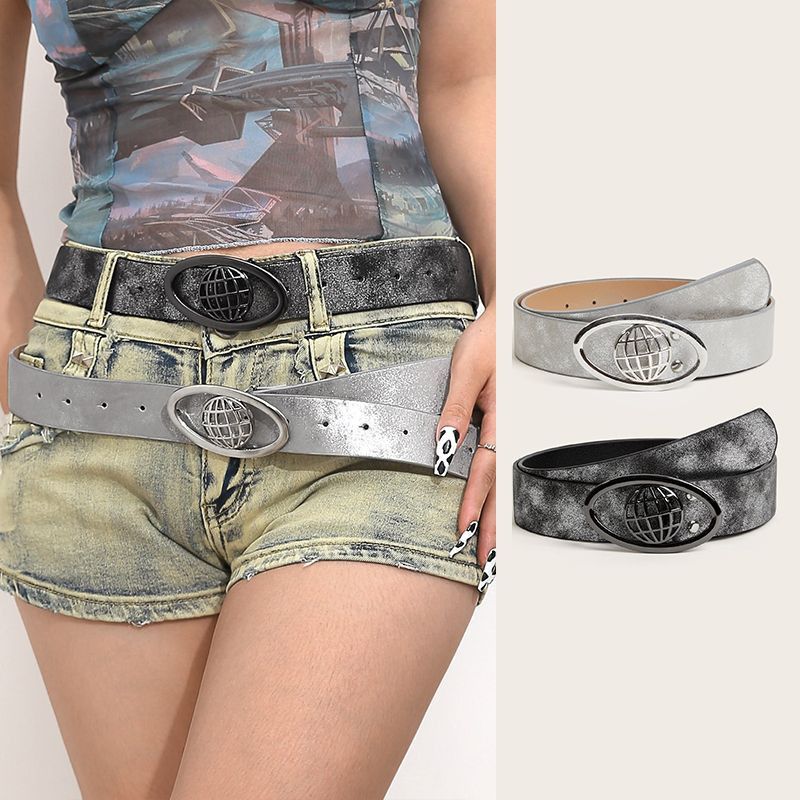 Designer Crazy Vintage Belt Riveted Belts Menswear Accessories Size ONE SIZE - 2 Thumbnail