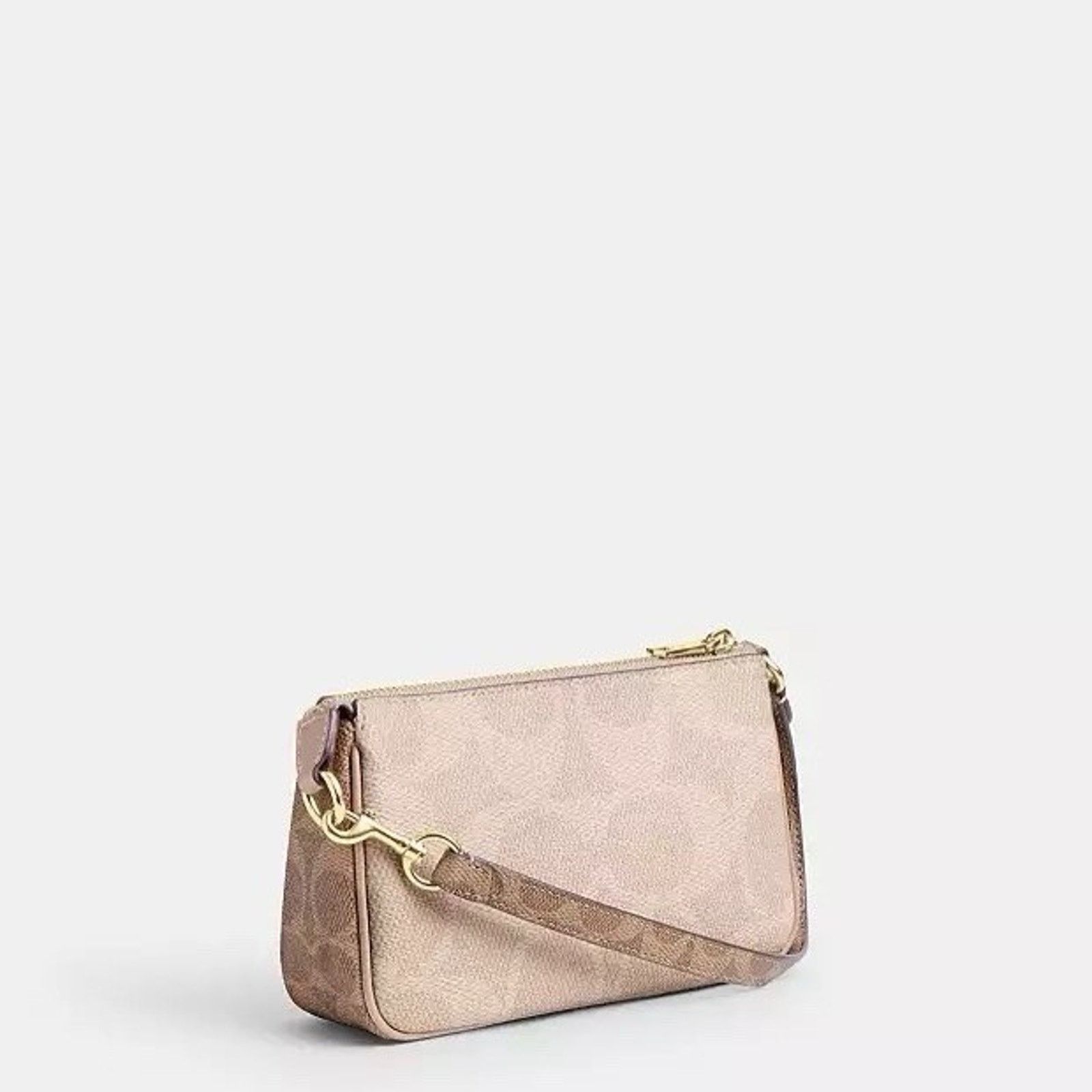 Coach NWT Coach Nolita 19 Signature Canvas CZ979, Gold/Sand/Tan Size ONE SIZE - 6 Thumbnail