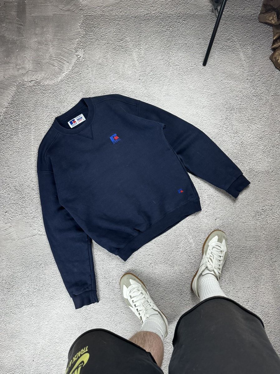 Russell Athletic × Vintage Vintage Russel Athletic High Faded Distressed Sweatshirt 90s Size US S / EU 44-46 / 1 - 1 Thumbnail