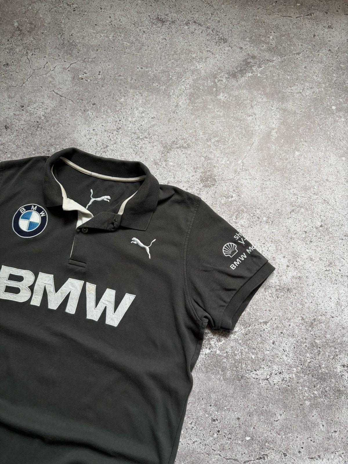 BMW BMW Vintage Big Logo Y2K Polo Size US M / EU 48-50 / 2 - 2 Thumbnail