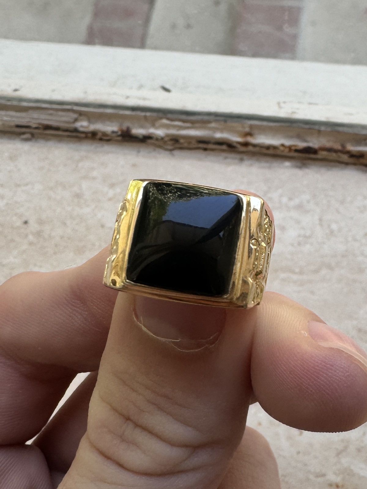 Supreme Supreme Onyx 14k Gold Ring 2014 | Grailed