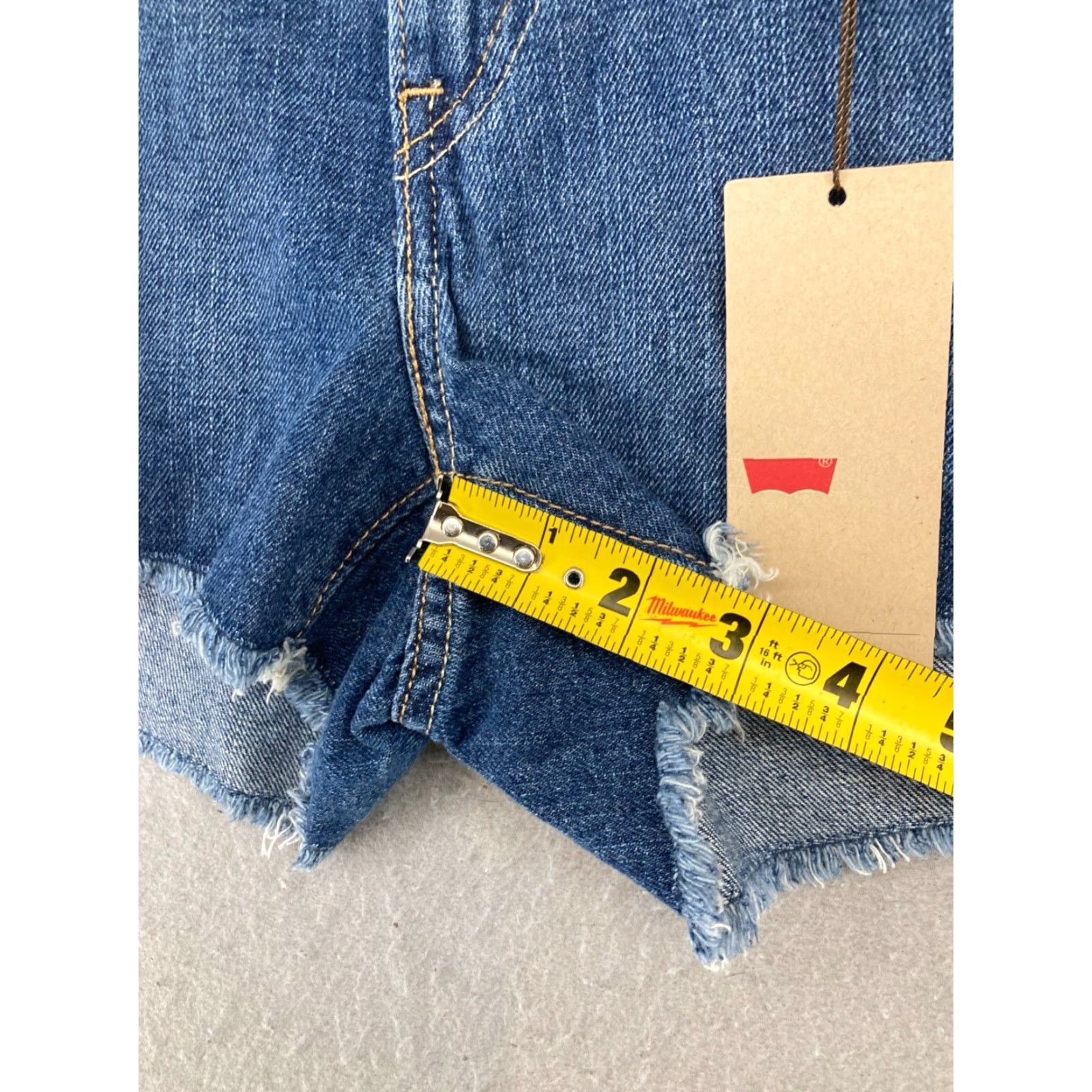Levi's Levi's Women's Cut-Off Shorts 30 Blue Denim NWT 5-Pocket Design Casual Regular Fit Size 30" / US 8 / IT 44 - 5 Thumbnail
