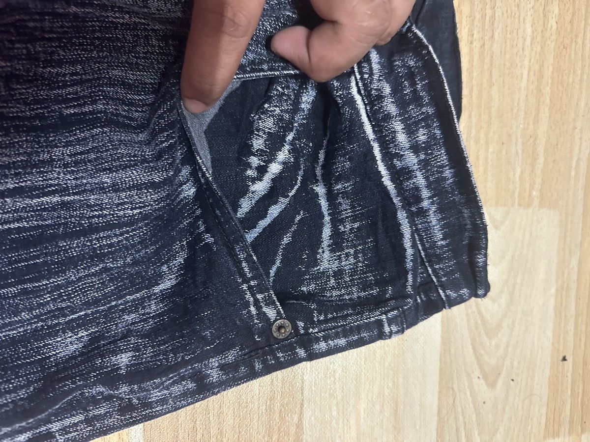 Japanese Brand Rare🔥🔥Striped Stretchable Denim Size US 31 - 13 Thumbnail