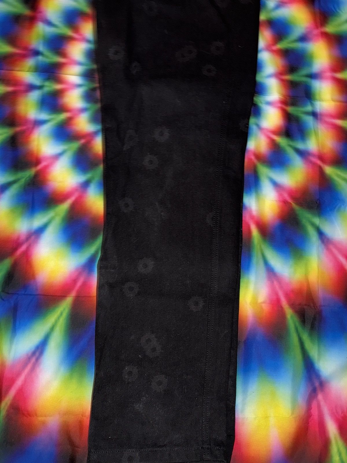 Fuck The Population FTP Bullet Hole All Over Print Denim Pants Size US 36 / EU 52 - 12 Thumbnail