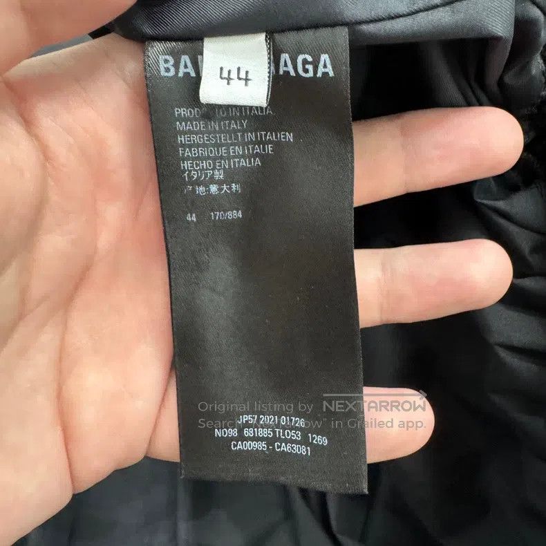 Balenciaga Balenciaga Lock buckle full-print down jacket Size US S / EU 44-46 / 1 - 3 Thumbnail
