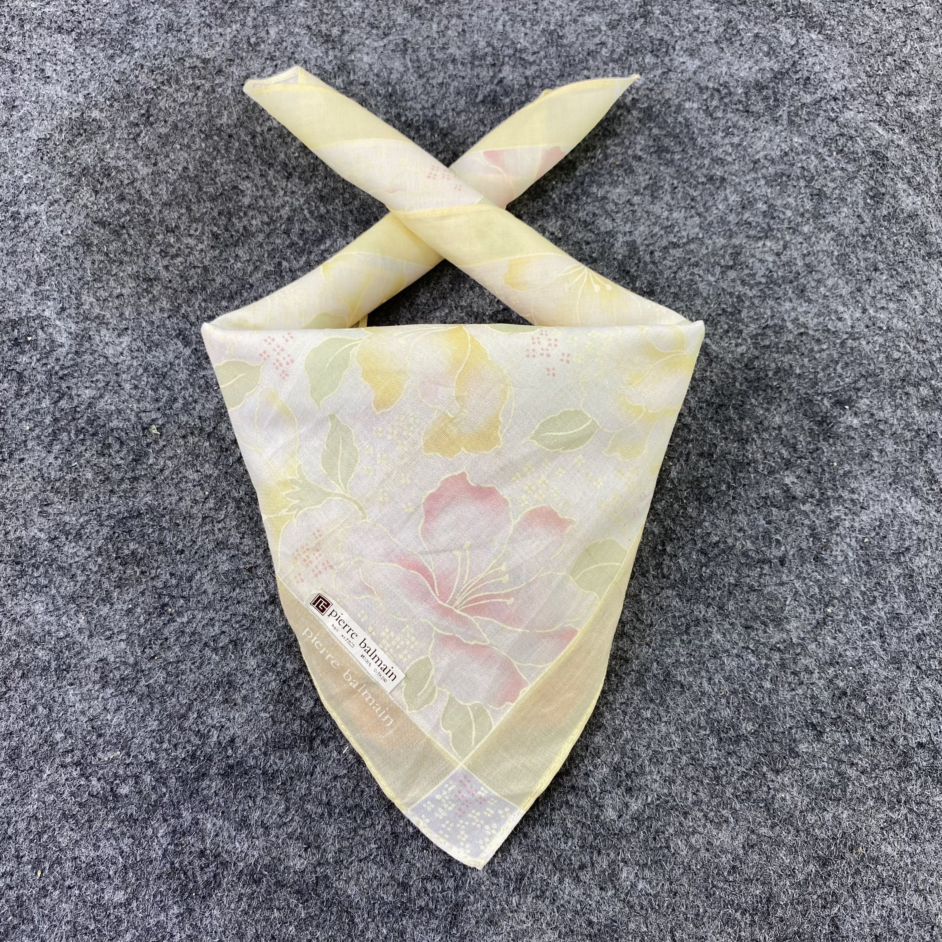 Pierre Balmain Pierre Balmain Handkerchief / Bandana / Neckerchief-B487 Size ONE SIZE - 2 Thumbnail