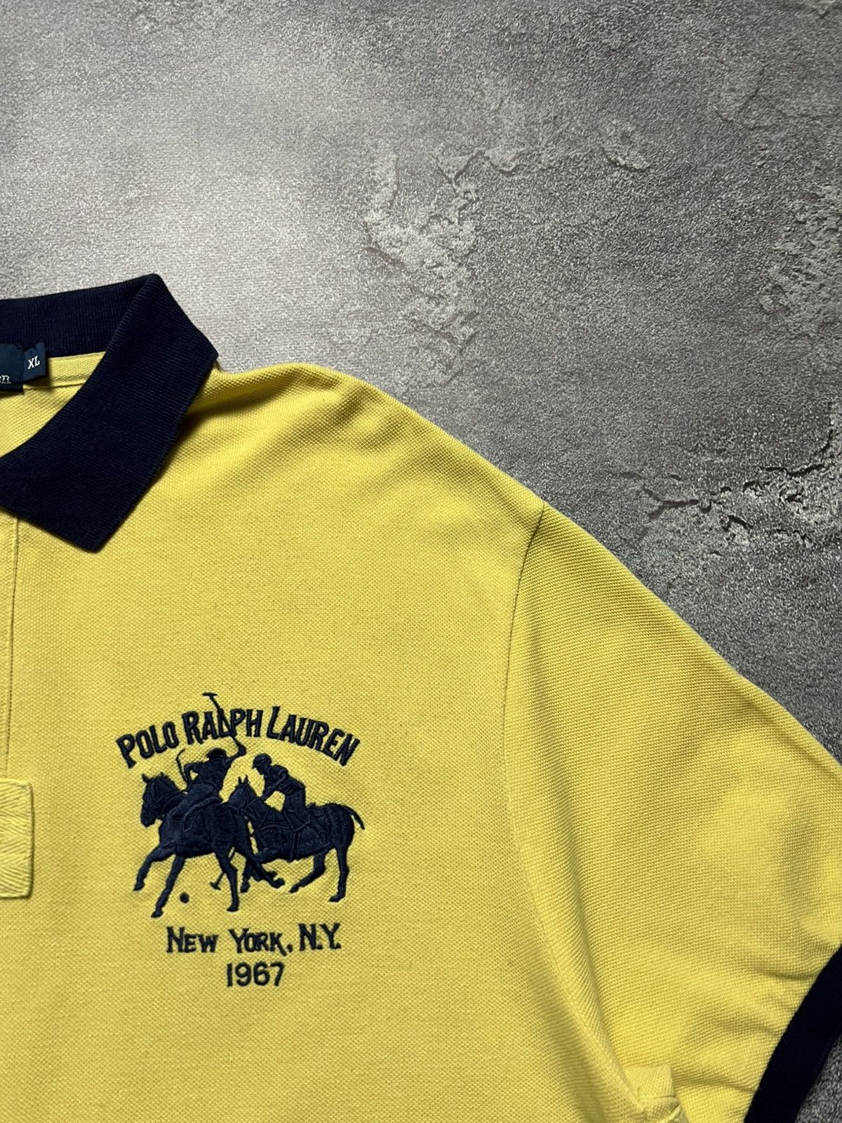 Polo Ralph Lauren Vintage Ralph Lauren Striped Chief Keef Big Pony T-Shirt Xl Size US XL / EU 56 / 4 - 5 Thumbnail