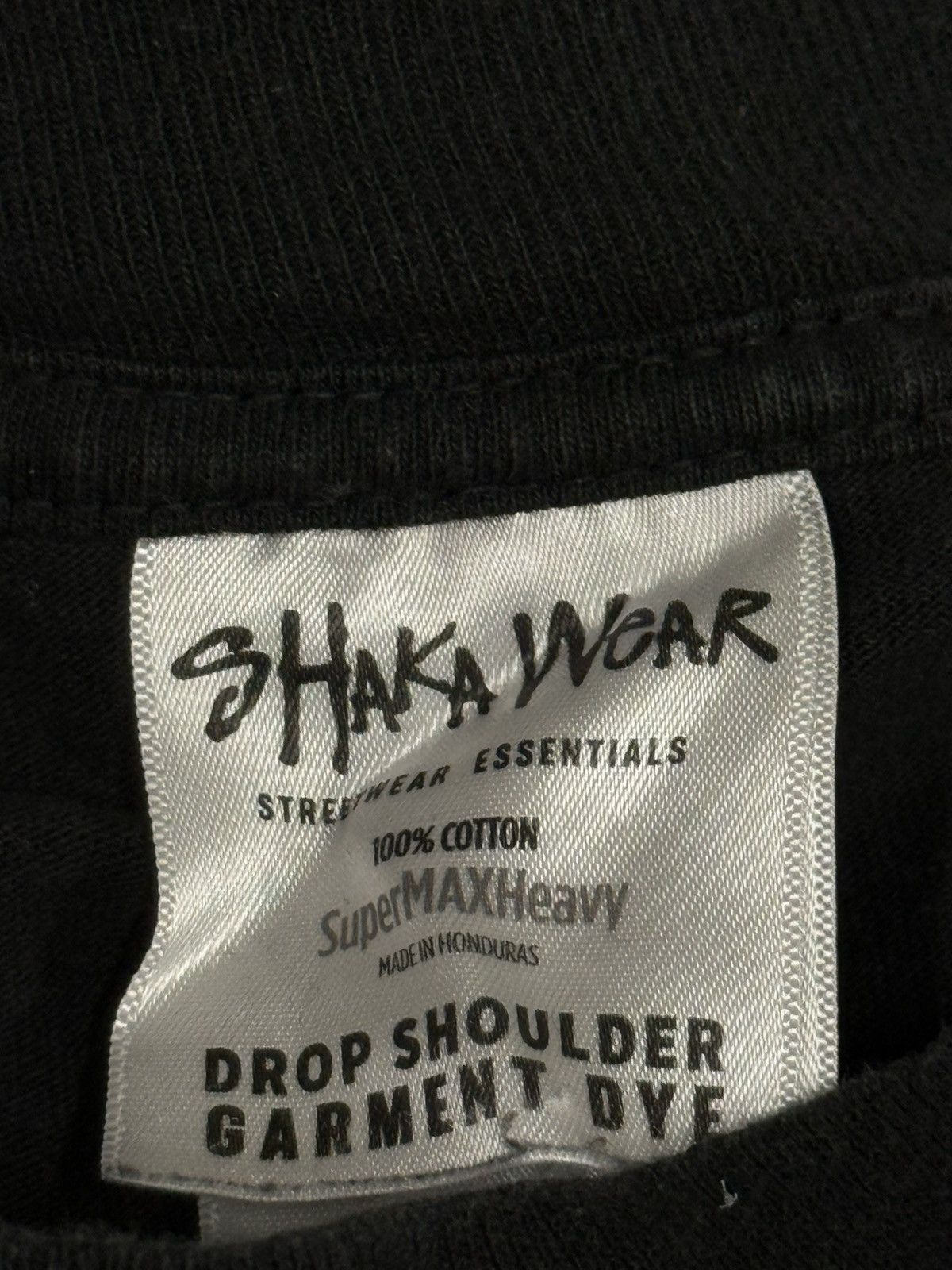 Vintage Shaka Wear Drop Sleeve Heavyweight Logo Broke Boys Tee Size US M / EU 48-50 / 2 - 2 Thumbnail
