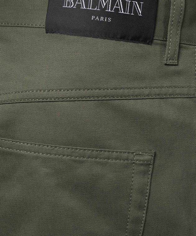 Balmain o1y0426 Cargo Pant in Military Green Size US 29 - 4 Thumbnail