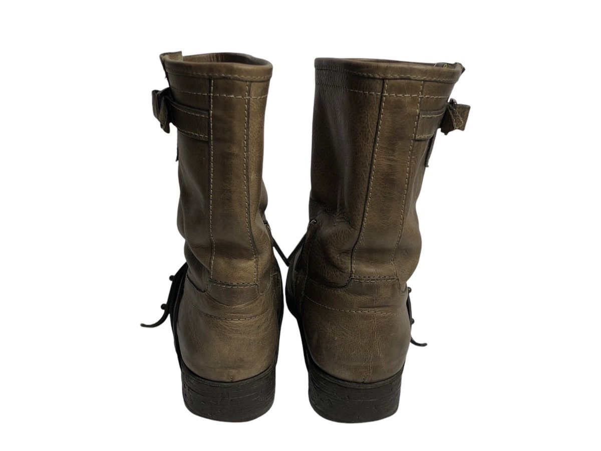 Dirk Bikkembergs Dirk Bikkembergs Lace Trough Heel Hole leather boots Size US 8 / IT 38 - 8 Thumbnail