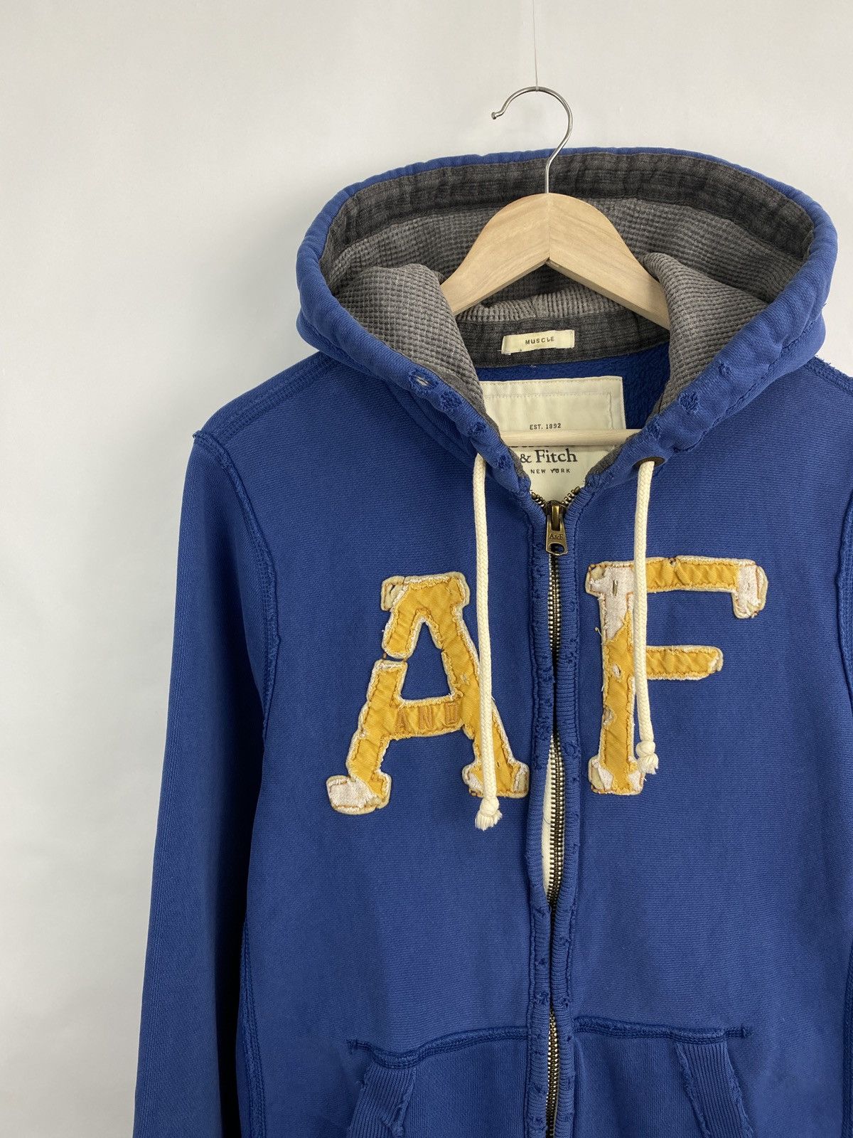 Abercrombie & Fitch Y2K Abercrombie Fitch Thrashed Hoodie Opium Style Rare Retro Size US M / EU 48-50 / 2 - 2 Thumbnail