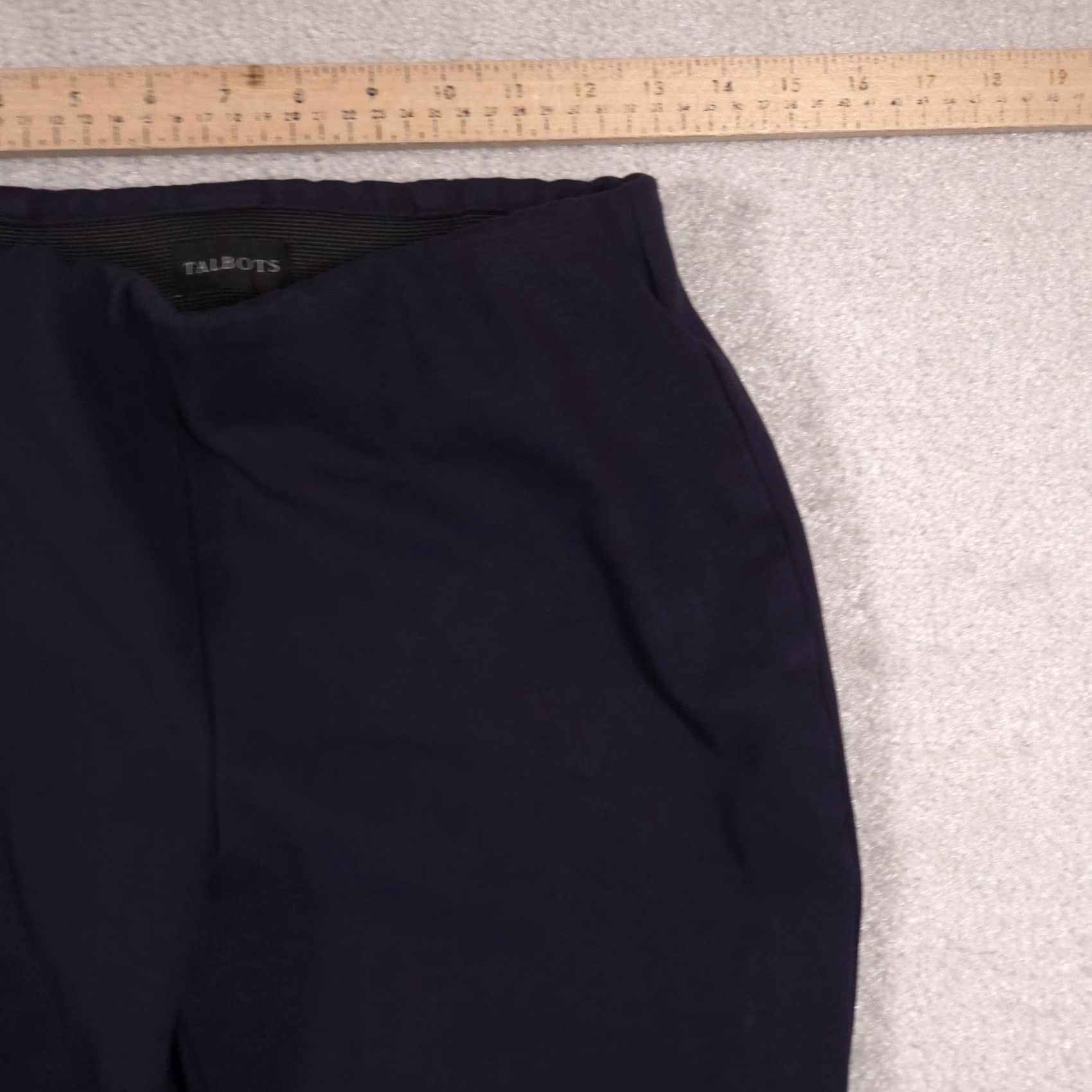 Talbots Talbots Pants Womens 2 Navy Montauk Ponte Pull On Straight Leg Ankle Dress Work Shirt? Size 26" / US 2 / IT 38 - 4 Thumbnail