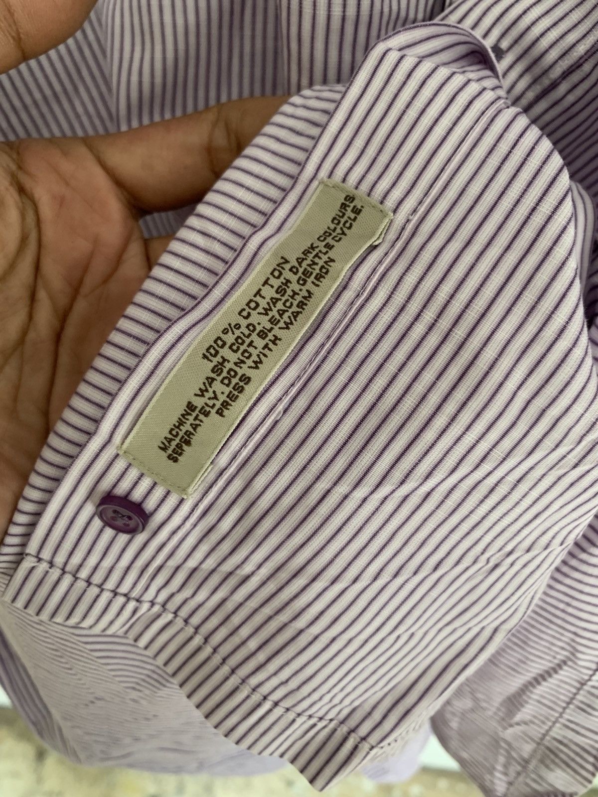Designer × Montagut × Vintage Montagut pin stripe button up shirt Size US L / EU 52-54 / 3 - 6 Thumbnail