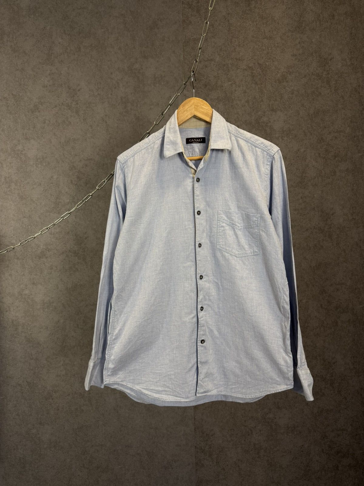 Canali Canali luxury designer shirt Size US M / EU 48-50 / 2 - 1 Thumbnail