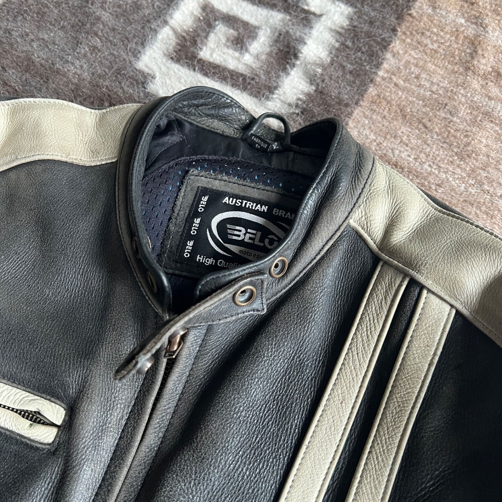 Leather Belo Procomp Leather Motorcycle Moto Biker Jacket 9919AC Size US L / EU 52-54 / 3 - 3 Thumbnail