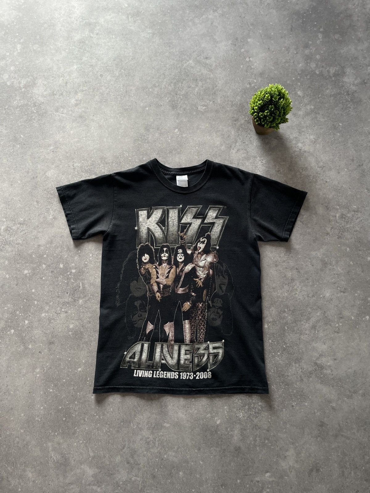 KISS Vintage Kiss 2008 Alive 35 T-Shirt Rock Metal Band Usa UK Size US S / EU 44-46 / 1 - 1 Thumbnail
