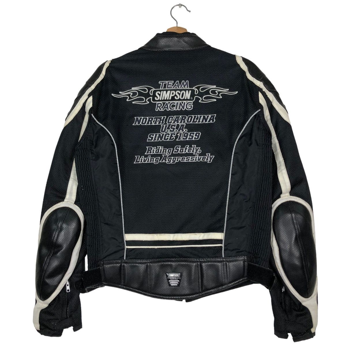 Japanese Brand 🔥VINTAGE SIMPSON RACING NORTH CAROLINA USA SINCE 1959 Size US L / EU 52-54 / 3 - 8 Thumbnail