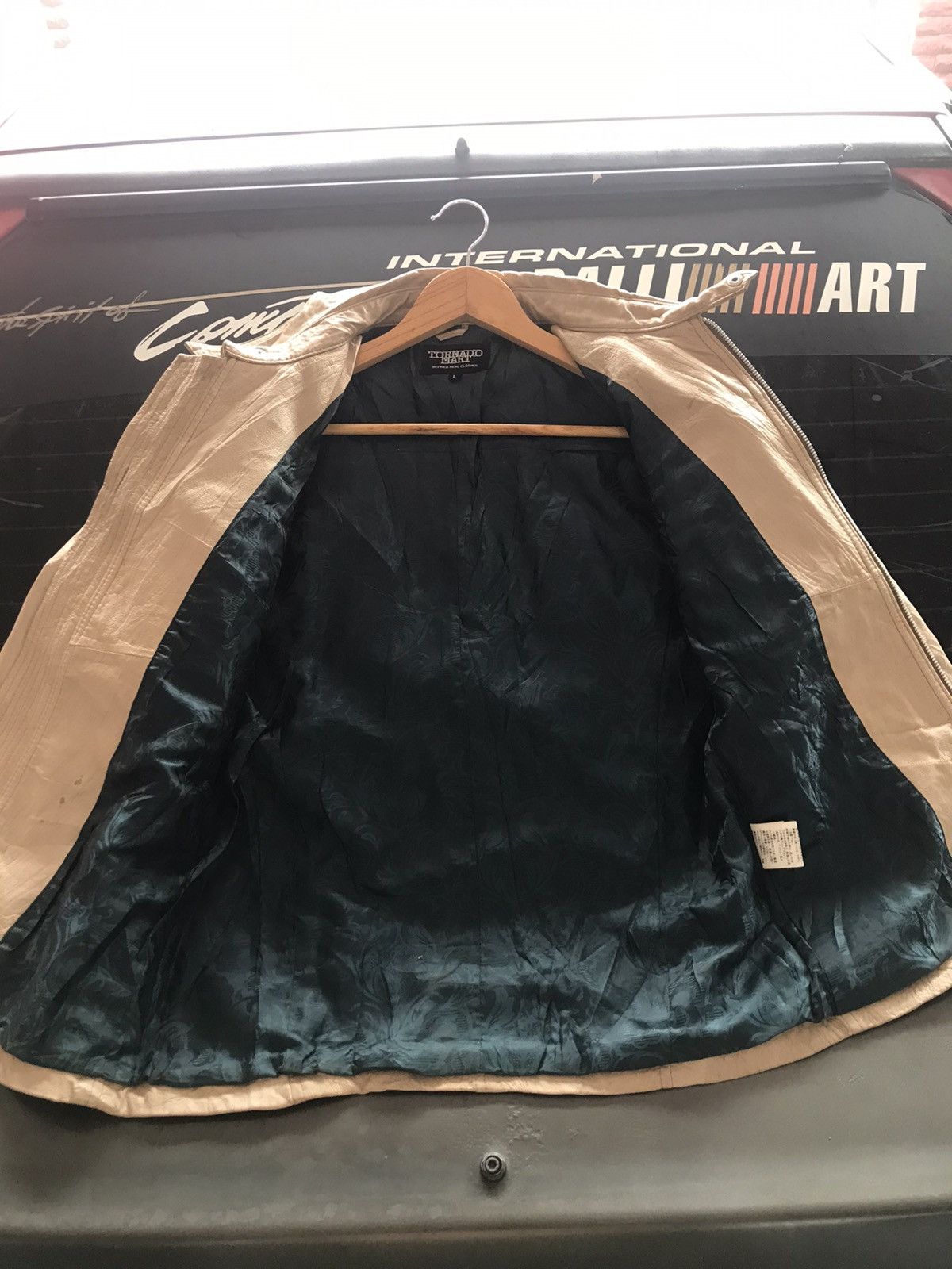 Tornado Mart × Vintage Tornado Mart cream leather jacket Size US M / EU 48-50 / 2 - 19 Thumbnail