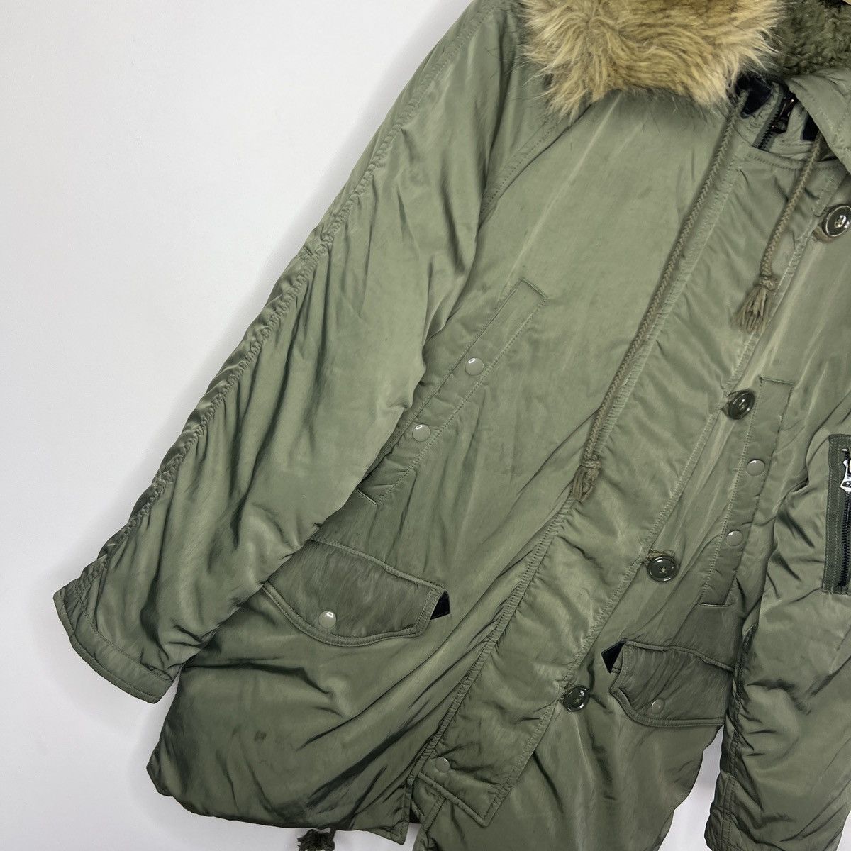 Lauren Ralph Lauren × Polo Ralph Lauren Polo Jeans Company Ralph Laurent Down Khaki Military Parka Size US M / EU 48-50 / 2 - 4 Thumbnail