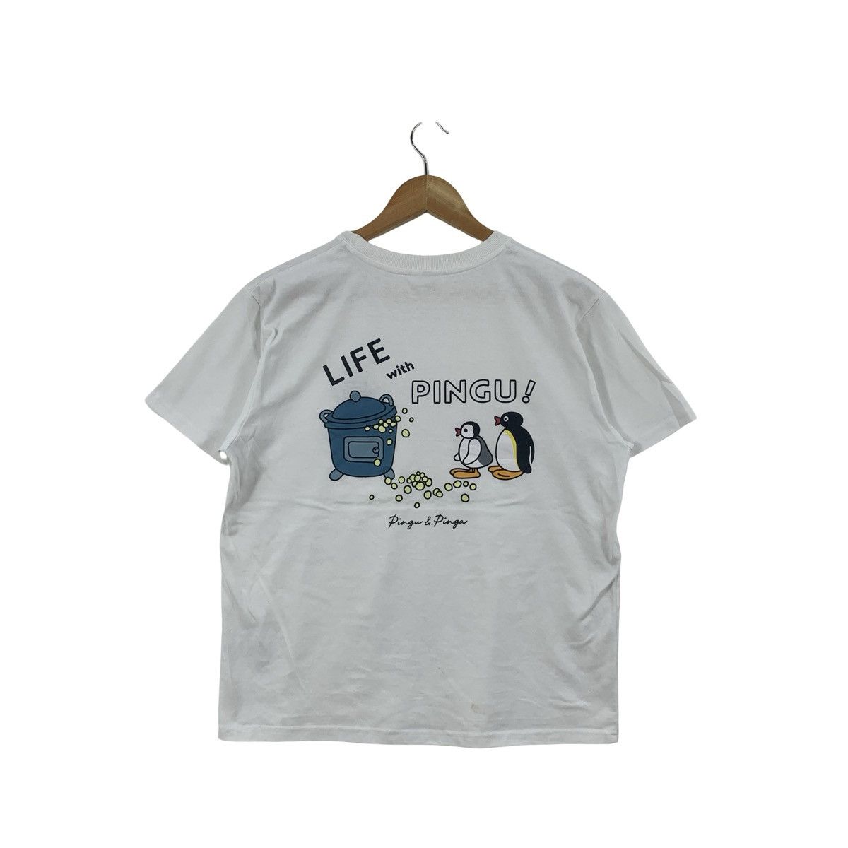 Other PINGU CARTOON ANIMATION Life With Pingu Tee Shirt Top Size US M / EU 48-50 / 2 - 1 Thumbnail