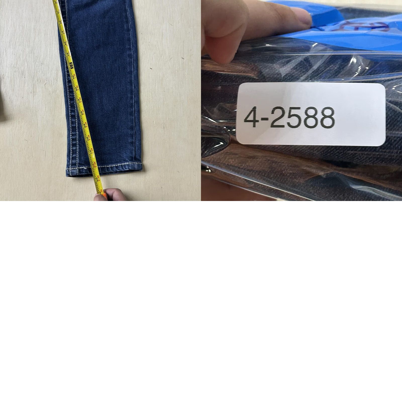 Vintage Daytrip Virgo Skinny Jeans Womens 29L Med Wash Blue Distressed Denim Stretch Size 29" - 9 Thumbnail