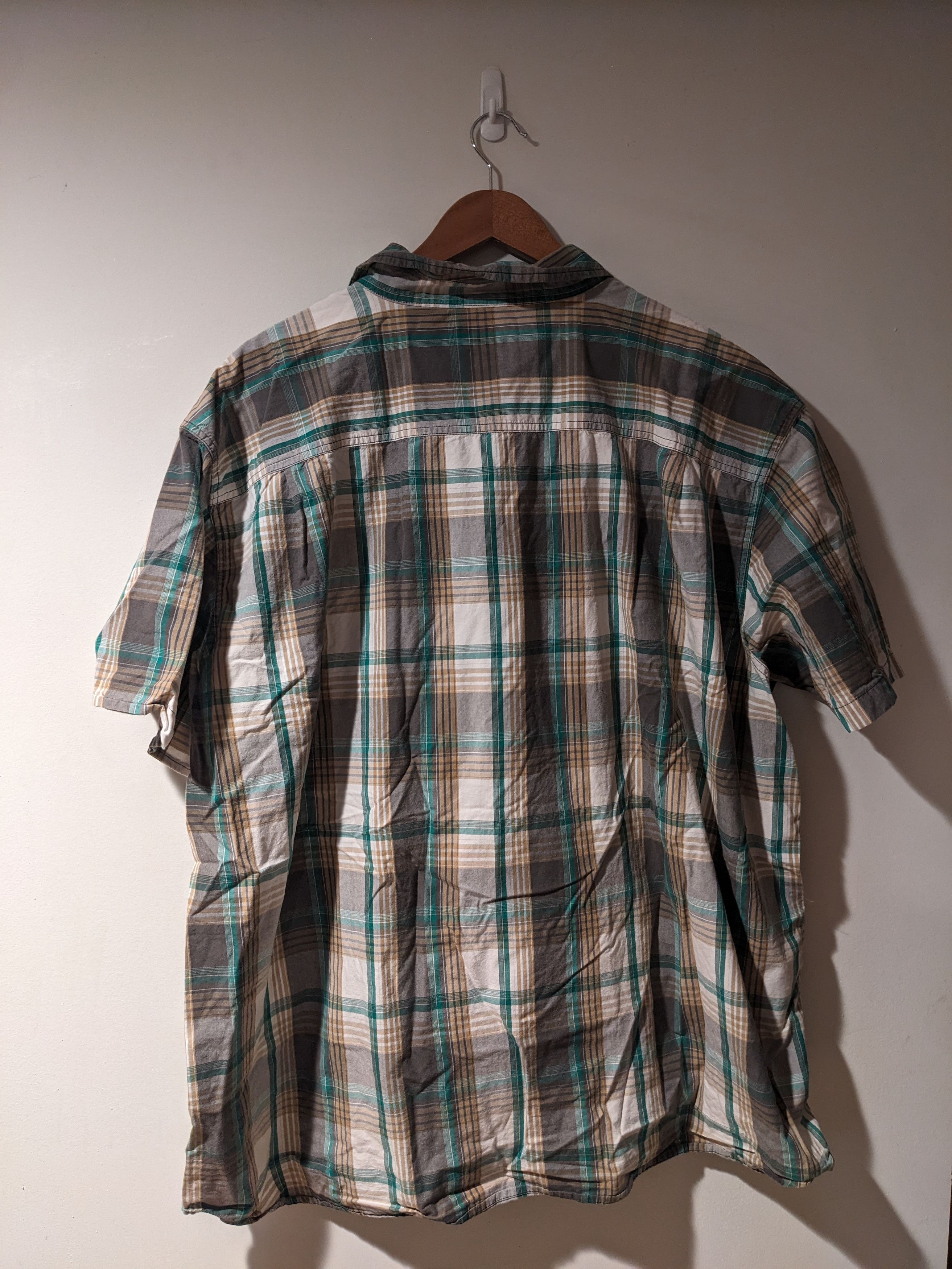 Carhartt Vintage Y2K Carhartt Work Wear Green 4XL Short Sleeve Shirt Size US XXL / EU 58 / 5 - 5 Thumbnail